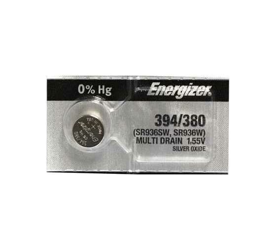 Батарейка Energizer Silver Oxide 394/380 1 шт/бл 7638900253061