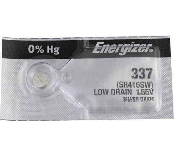 Батарейка Energizer 337 Silver Oxide ZM 1 шт/бл 7638900063905