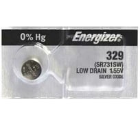 Батарейка Energizer Silver Oxide 329 1 шт/бл 7638900052909