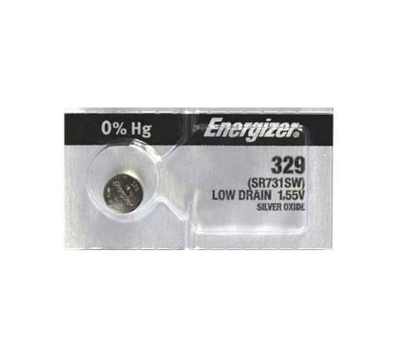 Батарейка Energizer Silver Oxide 329 1 шт/бл 7638900052909