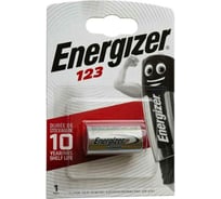 Фотобатарейка Energizer ENR PHOTO 123 1 шт/бл литиевая*6 E300777601
