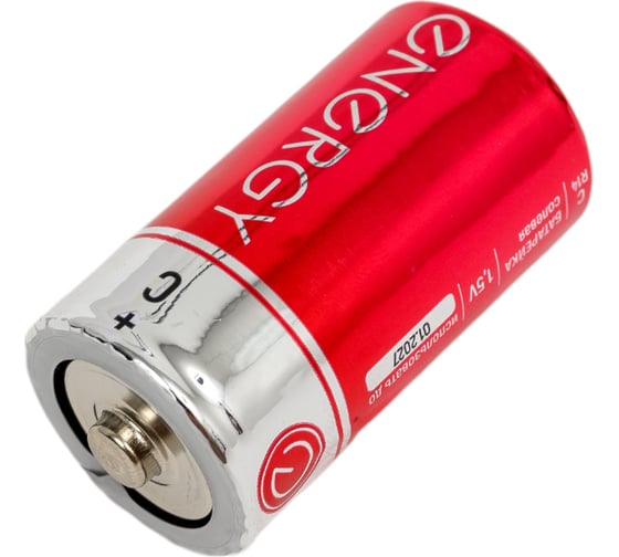 Солевая батарейка ENERGY R14/2S (С) 104973