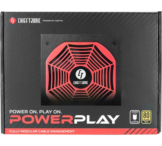 Блок питания Chieftec PSU PowerPlay Chieftronic 80 Plus GOLD BOX GPU-750FC