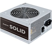 Блок питания Chieftec Solid 500W, ATX-12V V.2.3 PSU with 12 cm Fan, active PFC, Efficiency 85, OEM GPP-500S