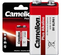 Батарейка Крона Plus Alkaline 9В, 6LF22, 6LR61 Camelion 1655