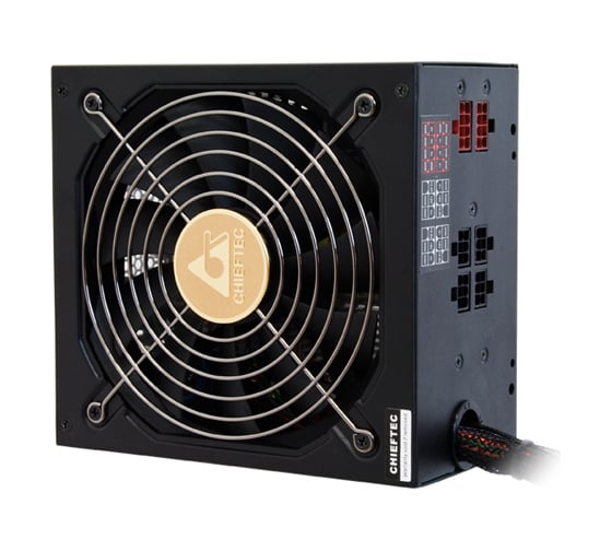 Блок питания Chieftec 650W PSU A135 ATX-12V V.2.3/EPS-12V, 14cm Fan, CabManag, 80+ bronze APS-650CB