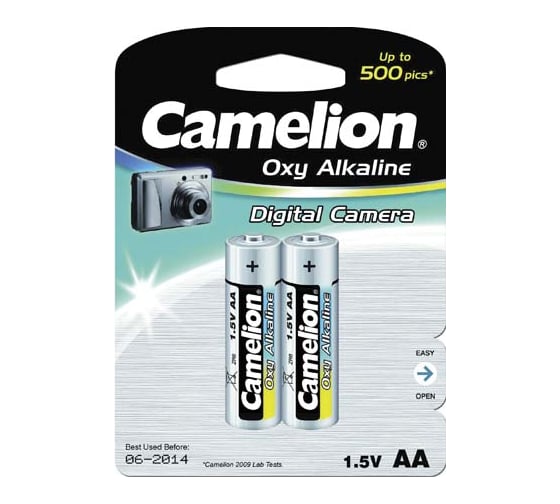 Батарейка 1.5В Camelion, ZR 6 Oxy-Alkaline BL-2, 5679