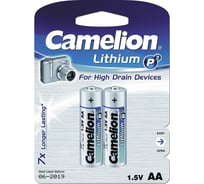 Батарейка 1.5В Camelion, FR 6 Lithium BL-2, 8128