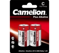 Батарейка 1.5В Camelion LR14 Plus Alkaline BL-2 1653