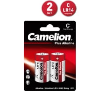 Батарейка 1.5В Camelion LR14 Plus Alkaline BL-2 1653 15083663