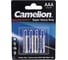 Батарейка 1.5В Camelion, R03 Blue BL-4, 3214 2