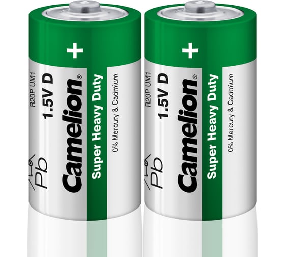 Батарейка Camelion R20 SR-2, 1.5В (2 шт) 1662