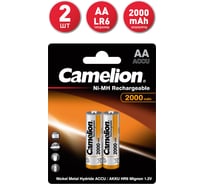 Аккумулятор 1.2В Camelion AA-2000mAh Ni-Mh BL-2, 3504 15084058