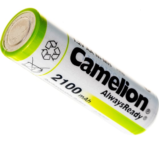 Аккумулятор 1.2В Camelion AA- 2100mAh Ni-Mh Always Ready BL-2, 7966