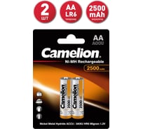 Аккумулятор Camelion 1.2В AA-2500mAh Ni-Mh BL-2, 6107