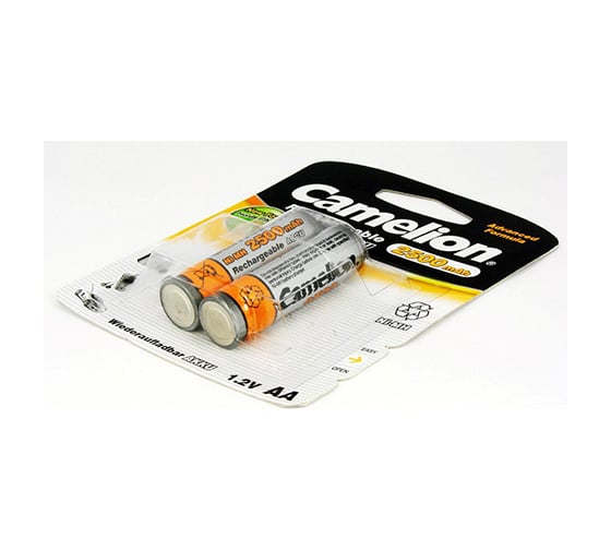 Аккумулятор Camelion 1.2В AA-2500mAh Ni-Mh BL-2, 6107