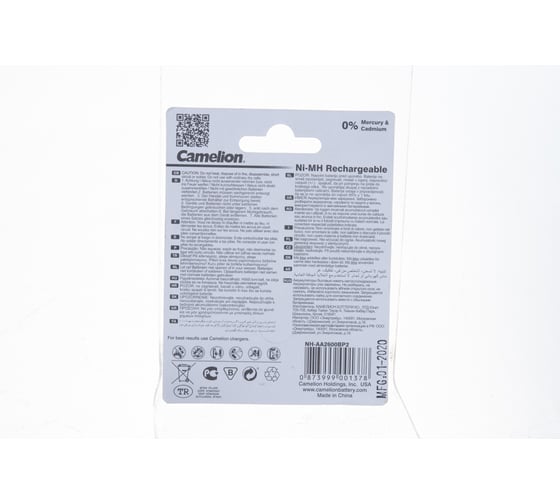 Аккумулятор Camelion 1.2В AA-2600mAh Ni-Mh BL-2, 6183