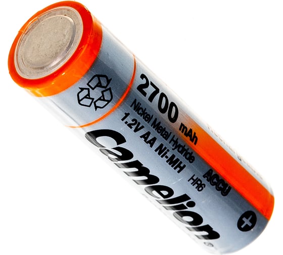 Аккумулятор Camelion 1.2В AA-2700mAh Ni-Mh BL-2,7371