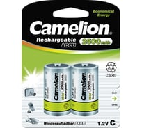 Аккумулятор Camelion 1.2В C-2500mAh Ni-Cd BL-2, 3145