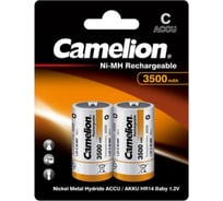 Аккумулятор Camelion 1.2В C-3500mAh Ni-Mh BL-2, 6184 15084070