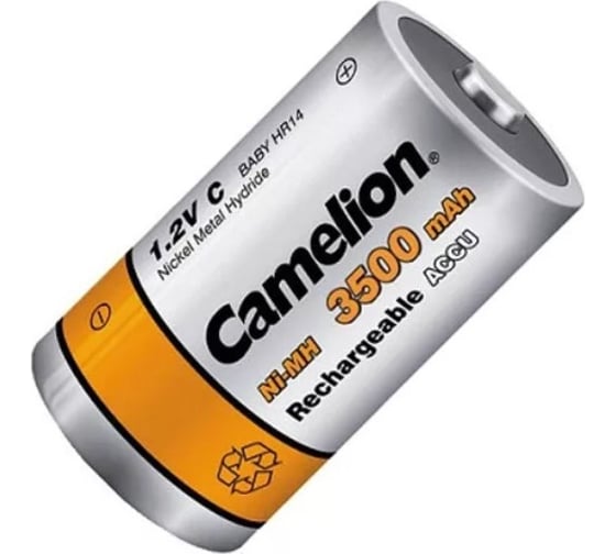 Аккумулятор Camelion 1.2В C-3500mAh Ni-Mh BL-2, 6184