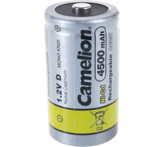 Аккумулятор Camelion 1.2В D-4500mAh Ni-Cd BL-2, 3146