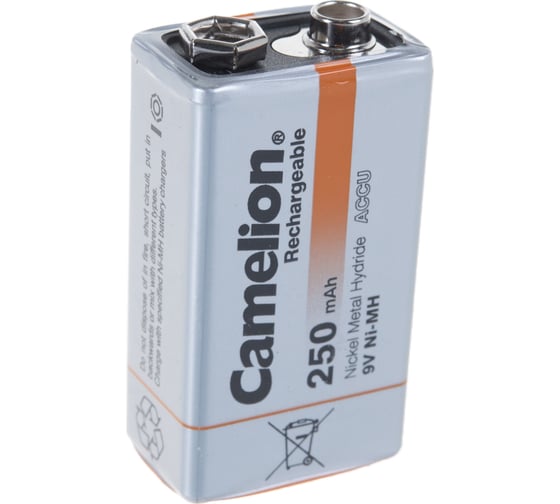 Аккумулятор Camelion 9V-250mAh Ni-Mh BL-1, 5014