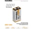 Аккумулятор 9V-250mAh Ni-Mh BL-1 Camelion 9В 5014 2
