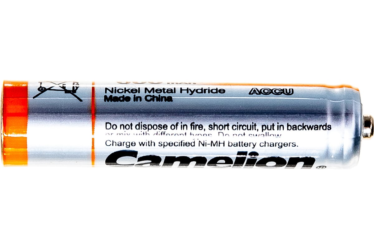 Аккумулятор Camelion 1.2В AAA-600mAh Ni-Mh BL-2, 2695 - выгодная цена,  отзывы, характеристики, фото - купить в Москве и РФ