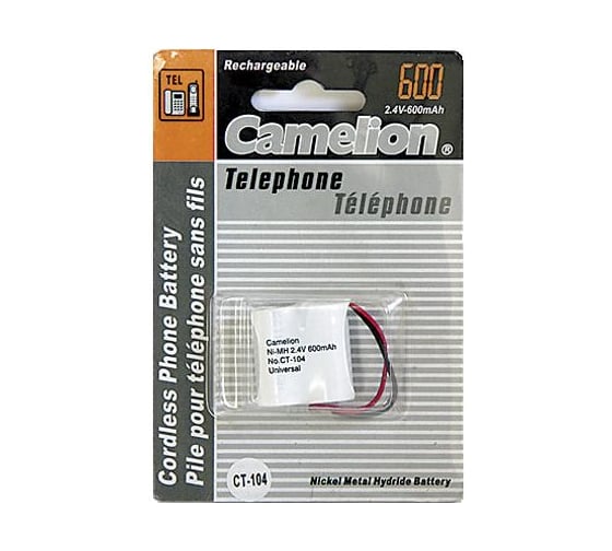 Аккумулятор для радиотелефона Camelion С-001 (С-104), 3554
