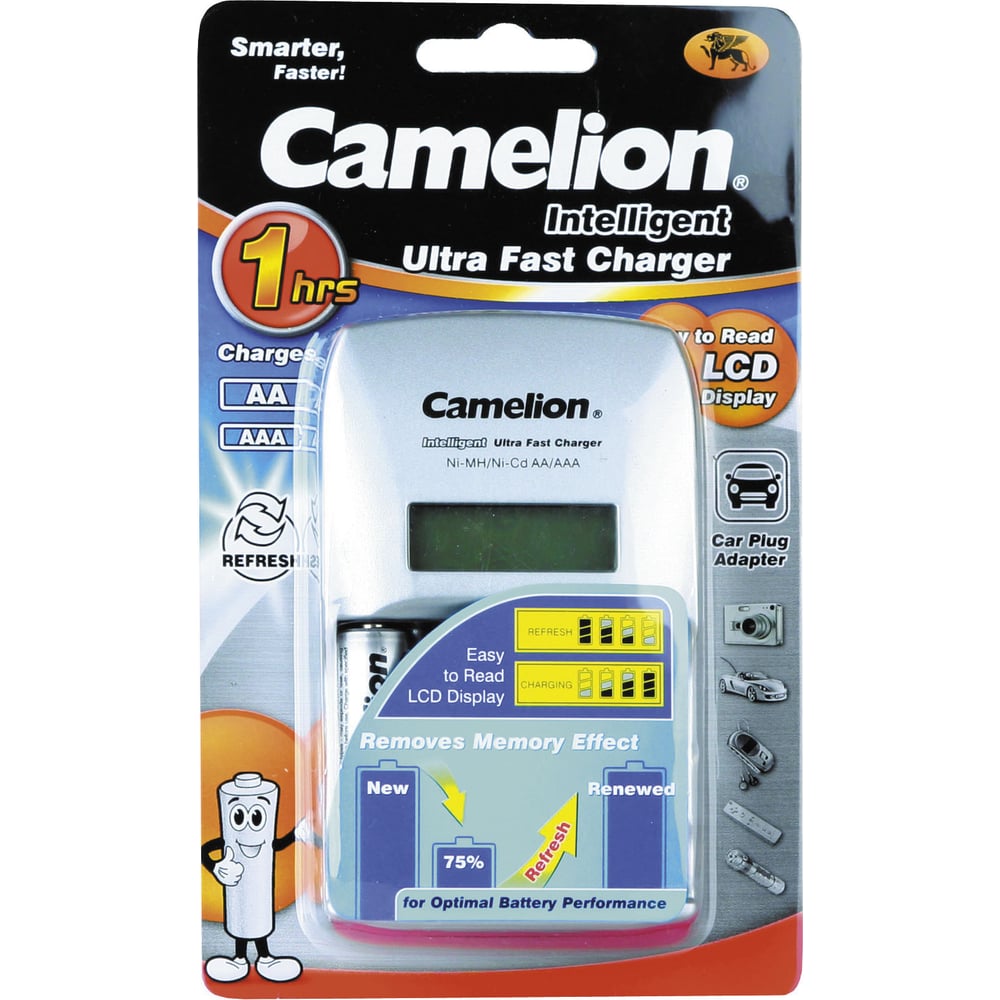 Сверхбыстрое зарядное устройство Camelion BC-0907, 8958 - выгодная цена ...