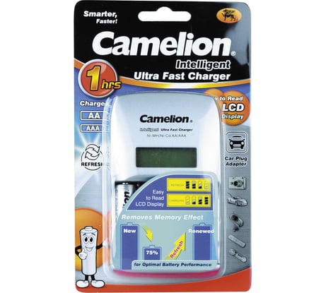 Сверхбыстрое зарядное устройство Camelion BC-0907, 8958