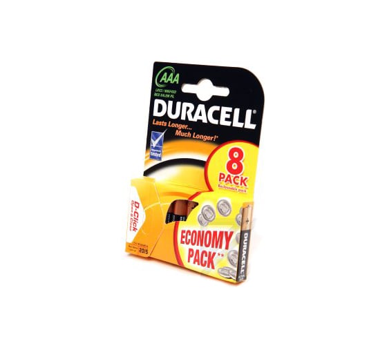 Батарейка Duracell LR03 MN2400 Basic BL-8, 10165
