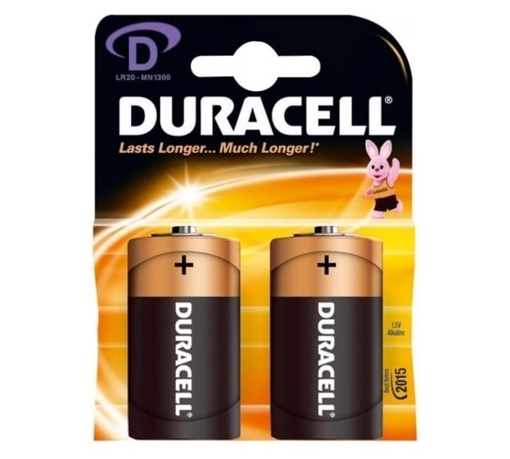 Батарейка Duracell LR20 MN1300 BL-2, 6007 1