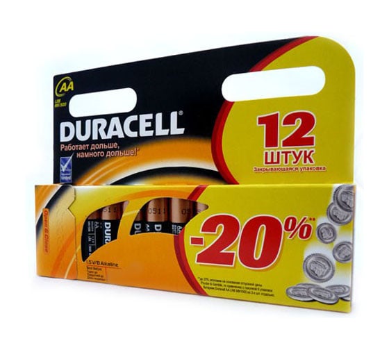 Батарейка Duracell LR6 MN1500 Basic BL-12, 9951 1