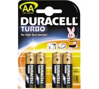 Батарейка Duracell LR6 MN1500 Turbo BL-4,  6096