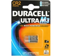 Батарейка для фотоаппаратов Duracell CR2 Ultra BL-1, 1508