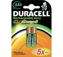 Аккумулятор Duracell AAA/HR3 Ni-Mh 800mAh Stay Charged BL-2, 10554