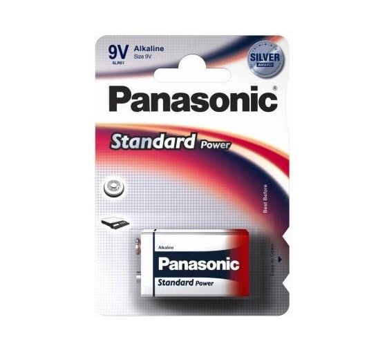 Батарейка Крона Standard 6LR61 9В 1шт Panasonic 10267 1