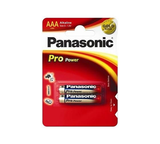 Батарейка Panasonic LR 03 Pro Power/2BP, 9472 1