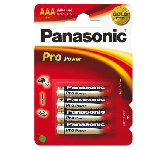 Батарейка Panasonic LR 03 Pro Power/4BP, 9473