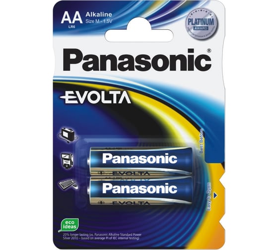 Батарейка Panasonic LR 06 Evolta/2BP, 10633 1