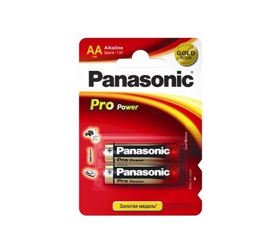Батарейка Panasonic LR 06 Pro Power/2BP, 9468 1