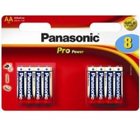 Батарейка Panasonic LR 06 Pro Power/8 BP, 10577