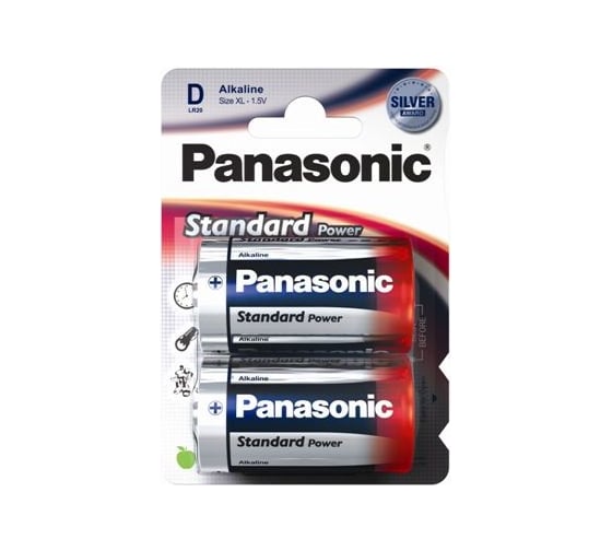 Батарейка Panasonic LR 20 Standard/2BP, 9466 1