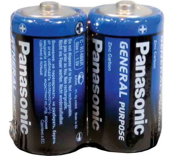 Батарейка Panasonic R14 SR-2, 212 1