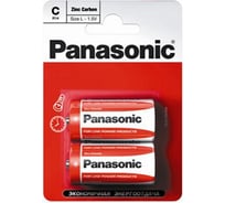 Батарейка Panasonic R14 Zinc Carbon BL-2, 2336