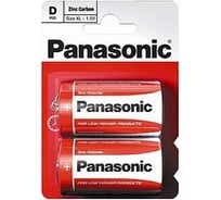 Батарейка Panasonic R20 Zinc Carbon BL-2, 2337