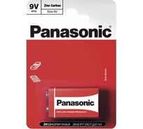 Батарейка Крона 6F22 Zinc Carbon 1шт Panasonic 3018