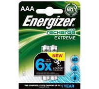 Аккумулятор 1.2V Energizer Rech Extreme HR03 FSB2 Ni-Mh 800mAh BL-2, 10977